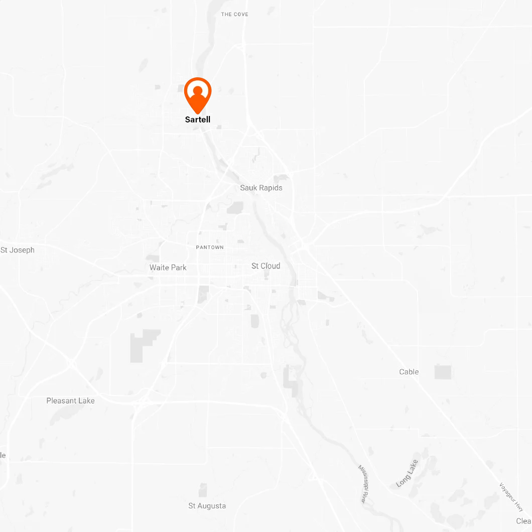 Sartell_map