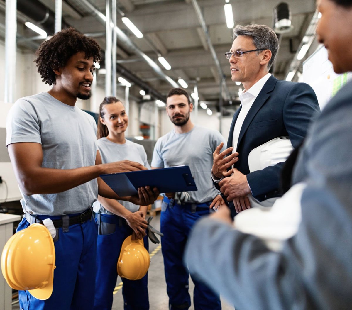 Warehouse meeting