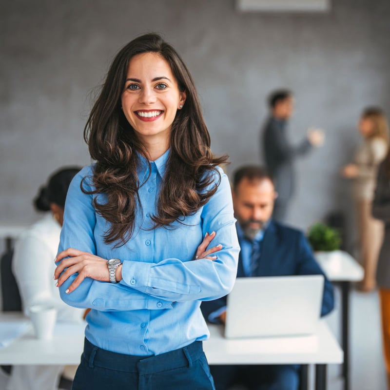 cpa business woman in office