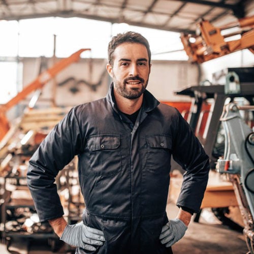 mechanic in office
